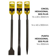 PUNTA HEXAGONAL SDS PLUS 14 X 300 EVOL802